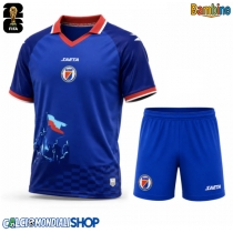 Maglie da calcio Haiti Prima Maglia Bambino Mondiali 2026  Manica Corta + Pantaloni corti)